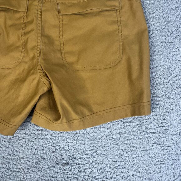 PrAna Chino Shorts Womens 2 Embark Brown Alana Casual Stretch Trails Waist 27 - Picture 4 of 11